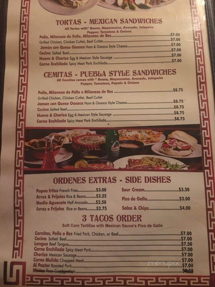 Mi Pequino Mexico - Newark, NJ menu_pic