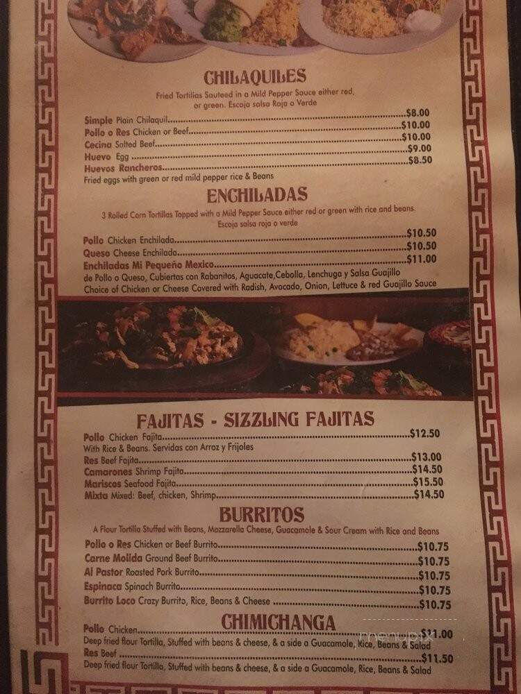 Mi Pequino Mexico - Newark, NJ menu_pic