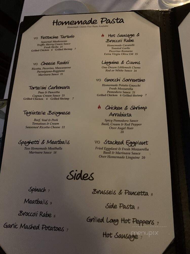 Piero's Restaurant - Union Beach, NJ menu_pic