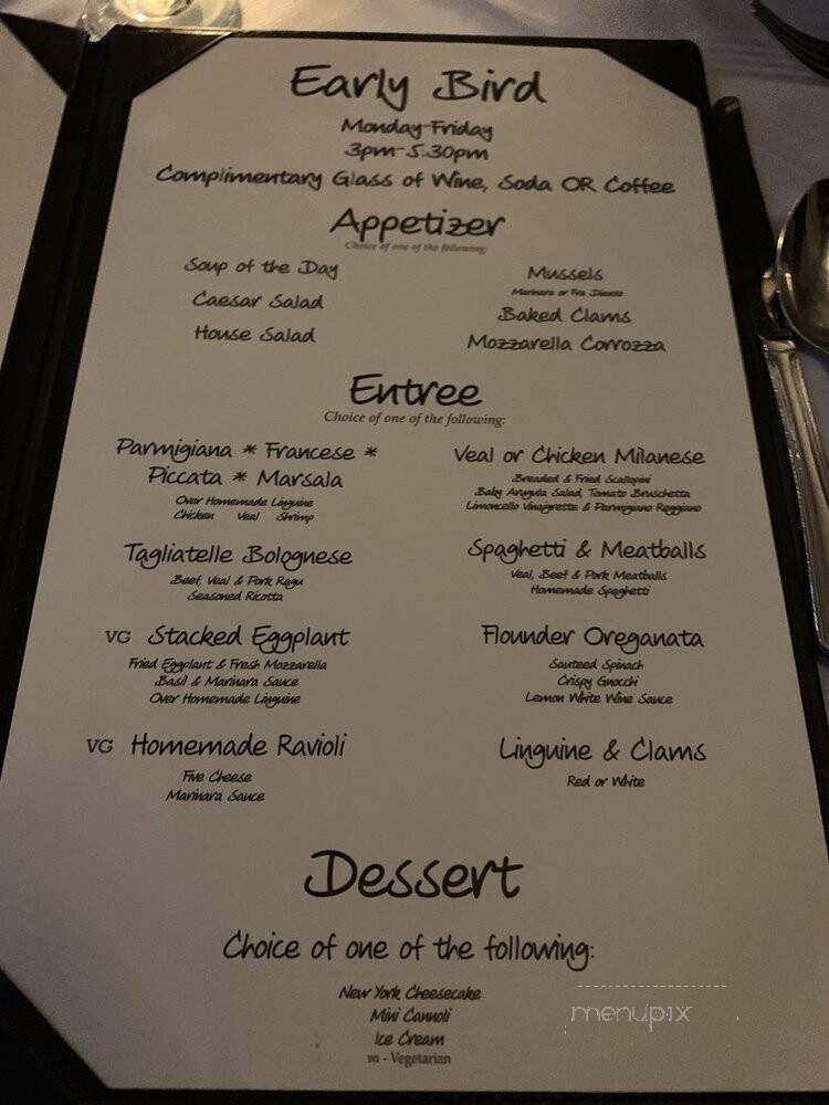 Piero's Restaurant - Union Beach, NJ menu_pic