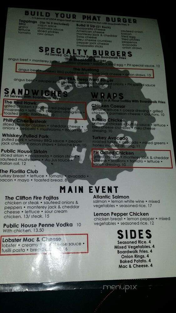 Pub 46 - Clifton, NJ menu_pic