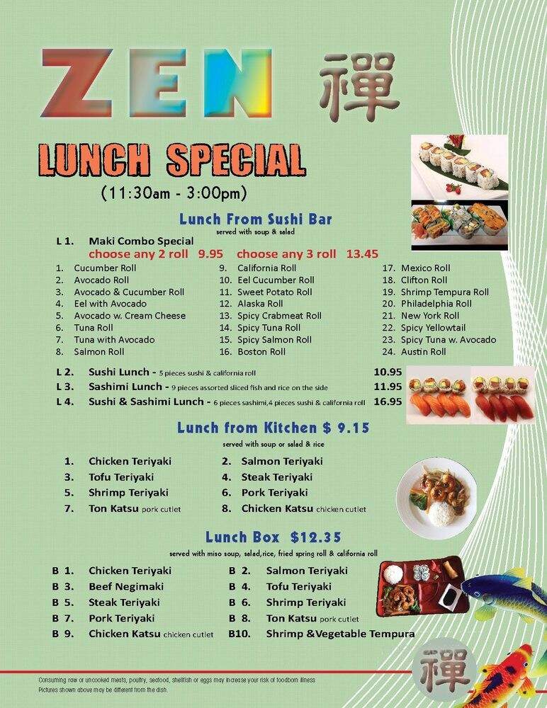 Zen Sushi Inc - Clifton, NJ