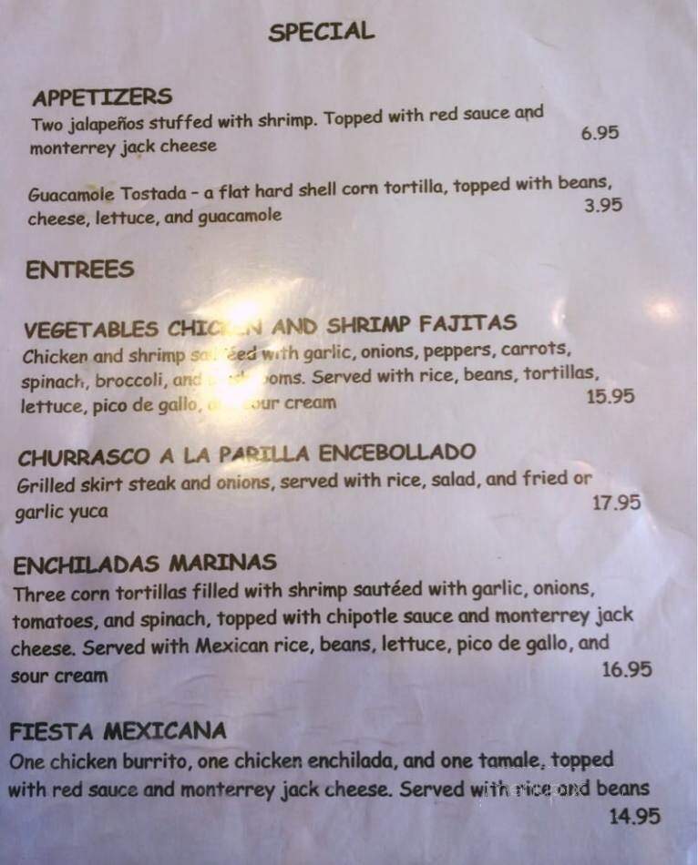 El Familiar - Toms River, NJ menu_pic