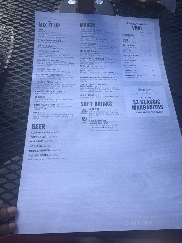 Chevy's Restaurant - Clifton, NJ menu_pic