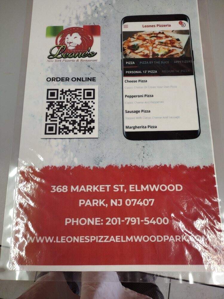 Leone's Pizzeria & Restaurant - Elmwood Park, NJ