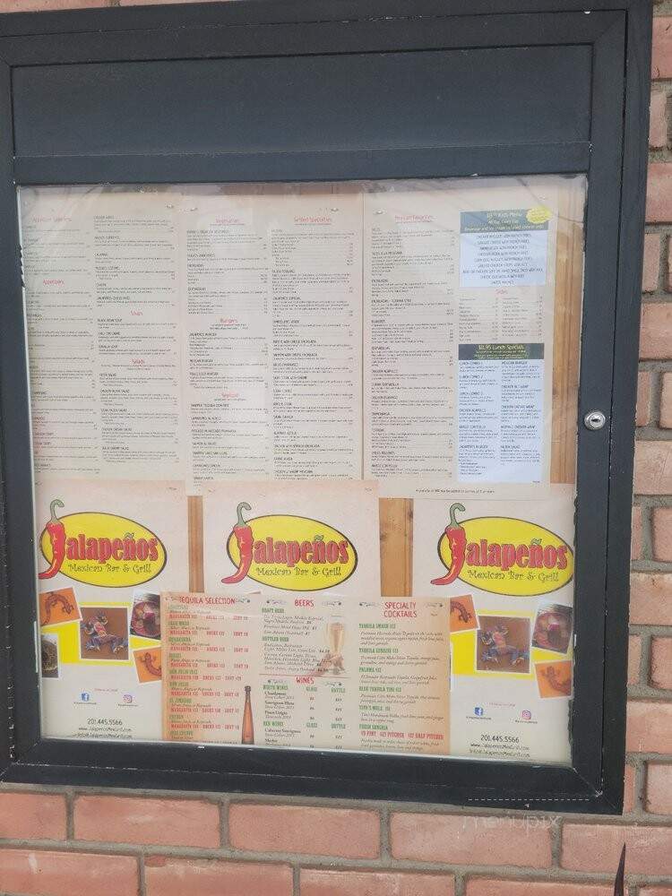 Jalapenos Mexican Restaurant - Glen Rock, NJ menu_pic