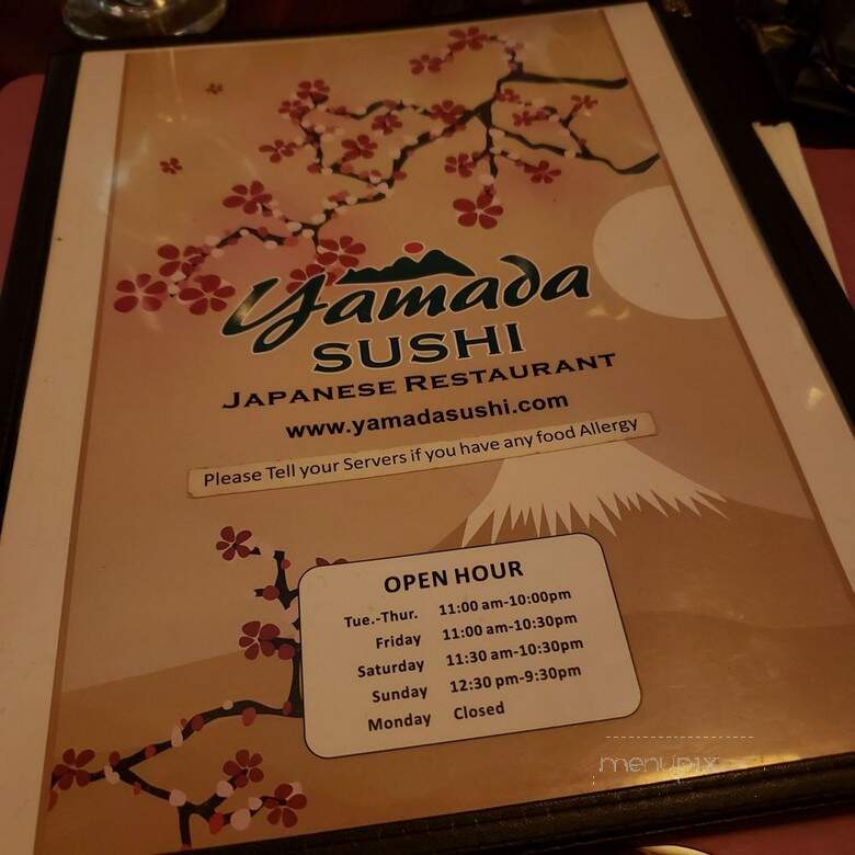 Yamada Sushi - Rutherford, NJ menu_pic