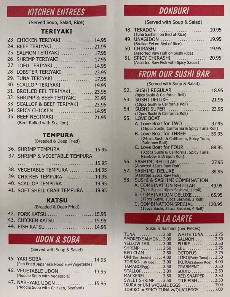 Sushi Boy Corp & Japanese - Garfield, NJ menu_pic