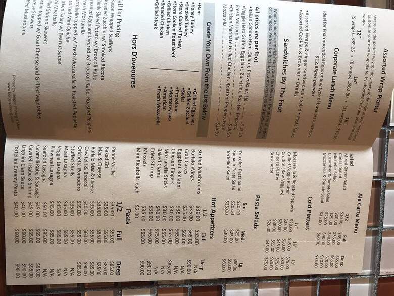 Giovanni's Deli - Fair Lawn, NJ menu_pic