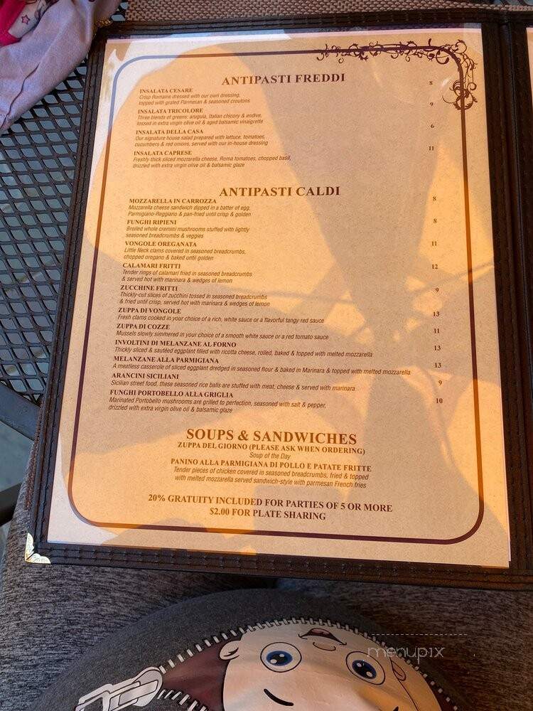 Caffe Capri - East Rutherford, NJ menu_pic