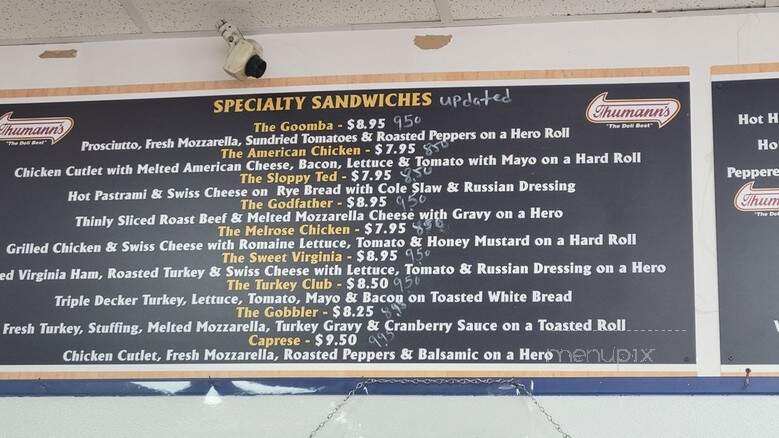 Ted's Deli & Caterers - Rochelle Park, NJ menu_pic