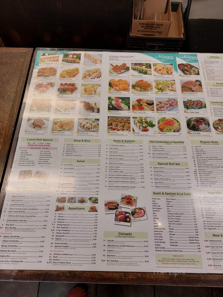 Maguro Sushi - Rochelle Park, NJ menu_pic