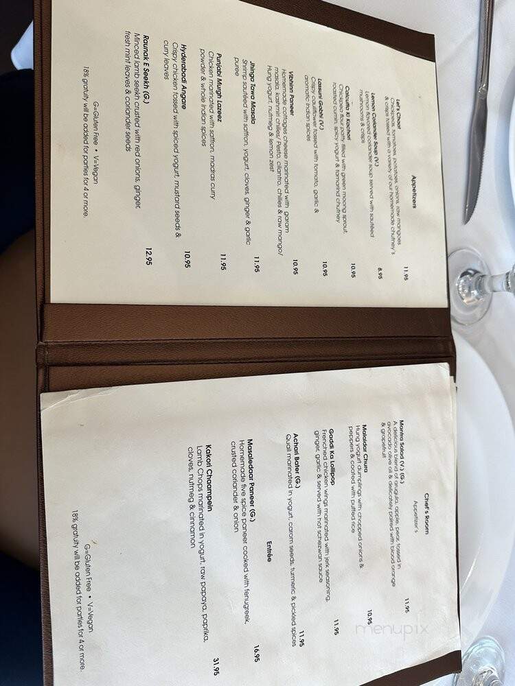 Mantra Restaurant - Paramus, NJ menu_pic