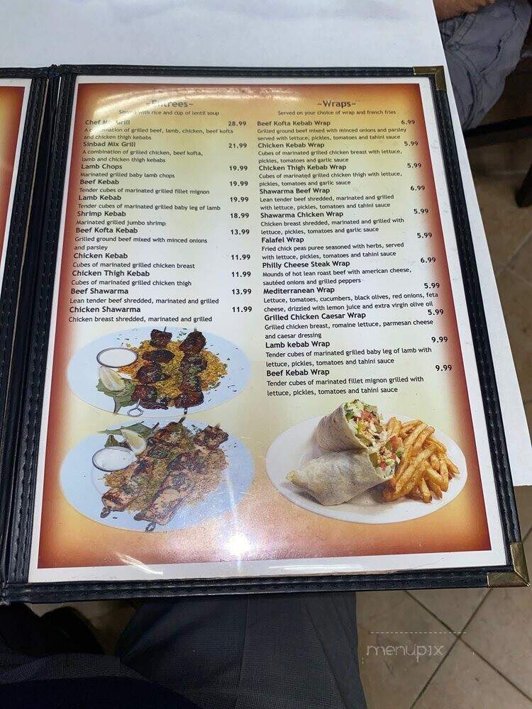 Sinbad Grill & Lounge - Secaucus, NJ menu_pic