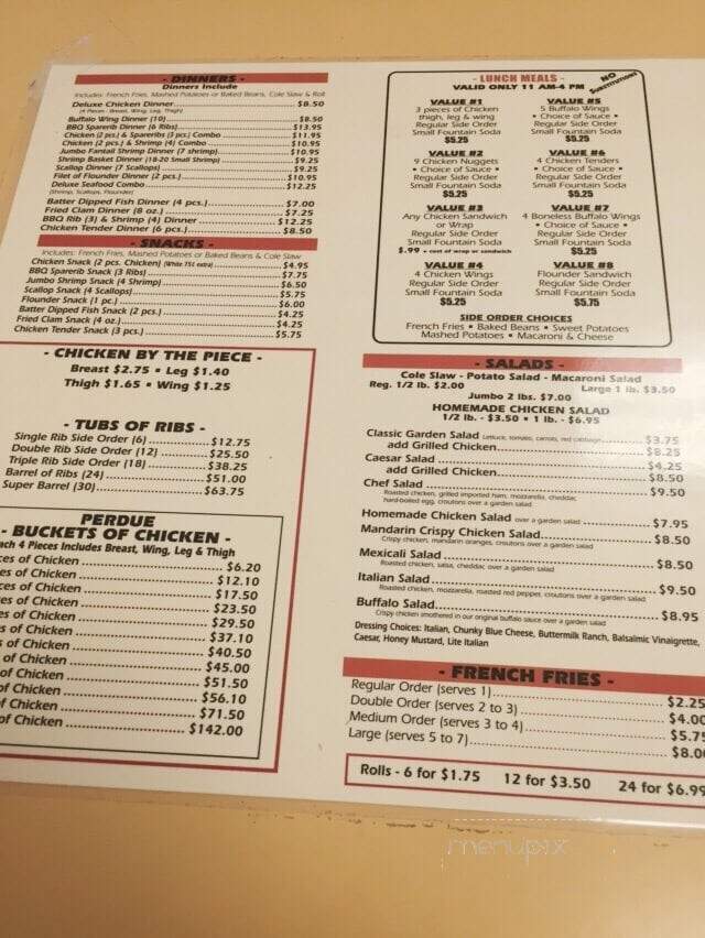 Chicken Kitchen - Shrewsbury, NJ menu_pic