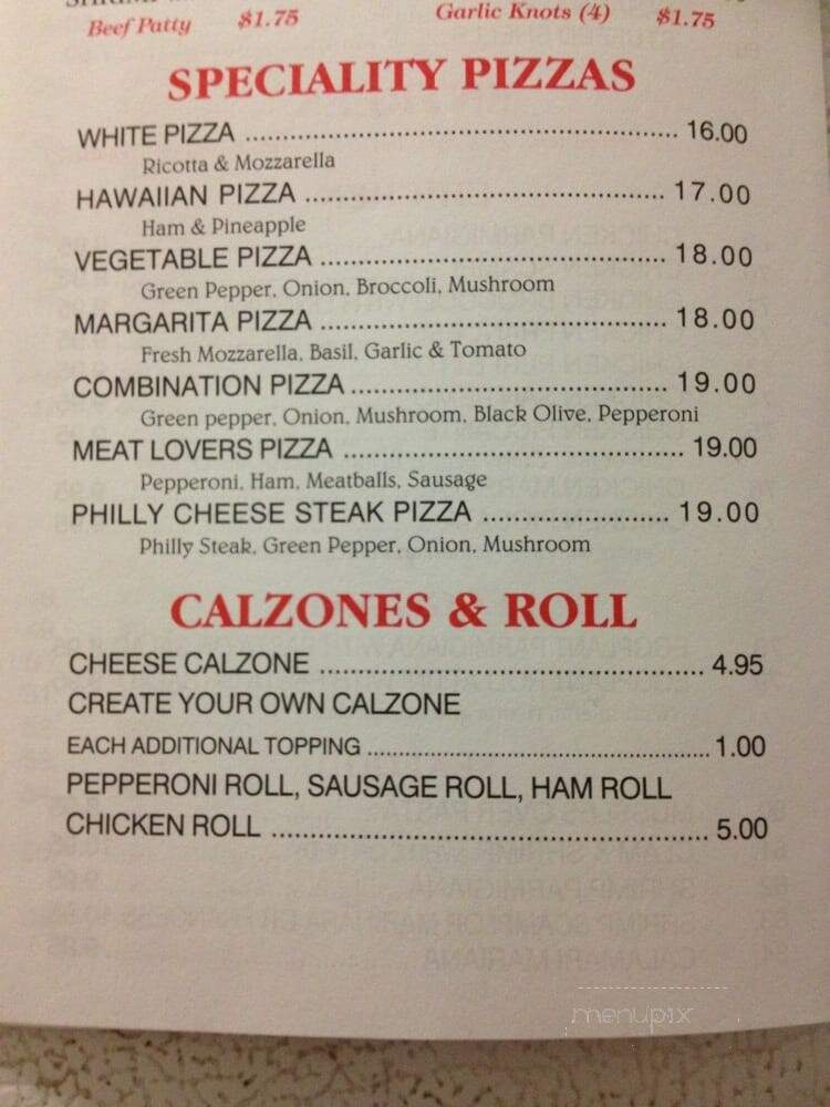 Three Guys From Italy - Jersey City, NJ menu_pic
