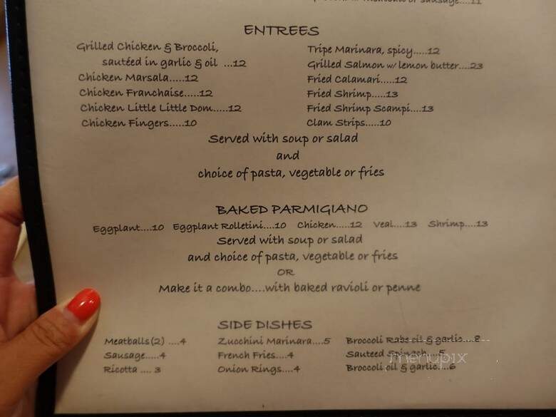Squan Tavern - Manasquan, NJ menu_pic