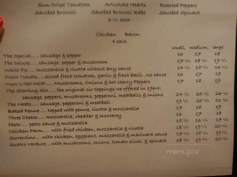 Squan Tavern - Manasquan, NJ menu_pic