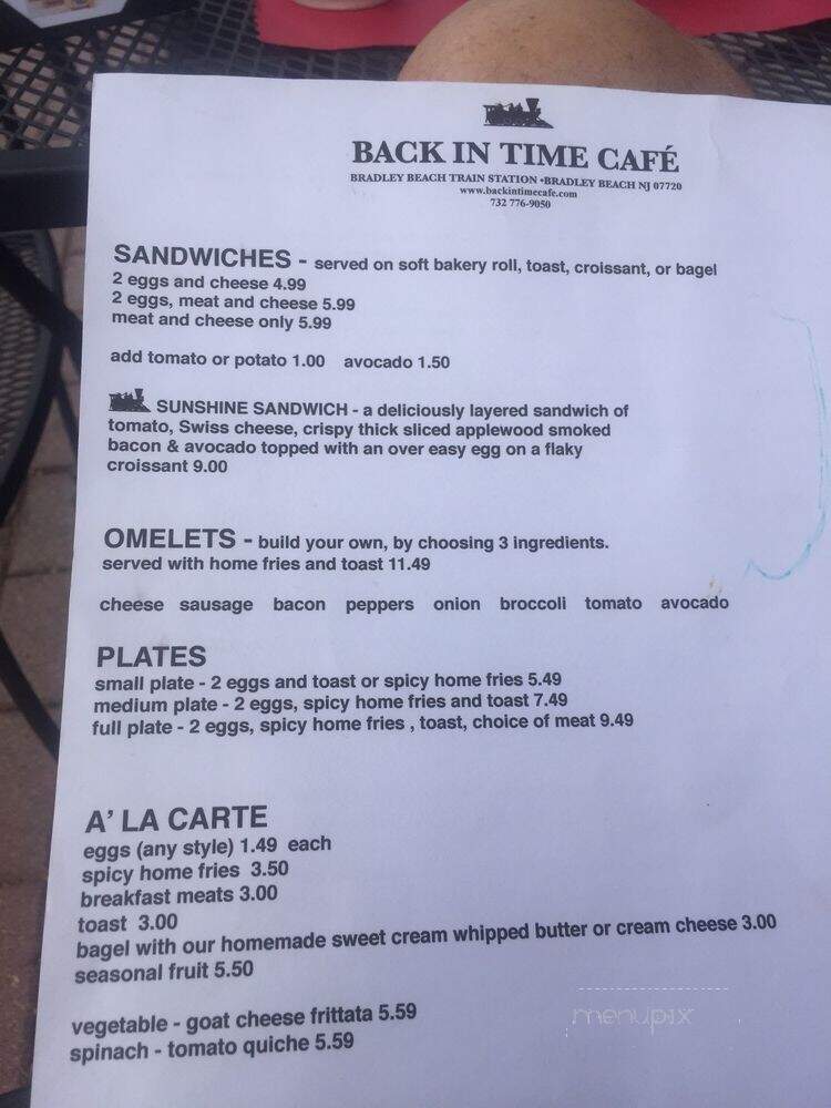Back In Time Cafe - Bradley Beach, NJ