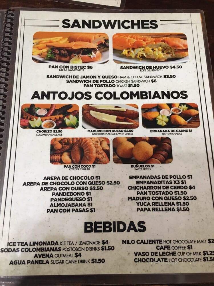 El Carretero - Union City, NJ menu_pic