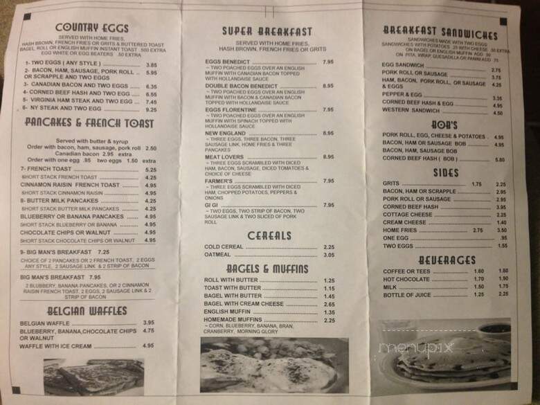 Hungry Hobo Coffee Shop - West Long Branch, NJ menu_pic