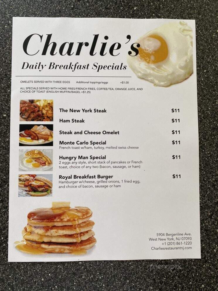Charlie's Restaurant - West New York, NJ