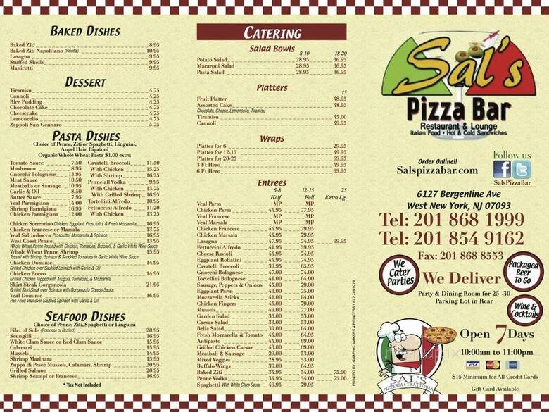 Sal's Pizzeria - West New York, NJ