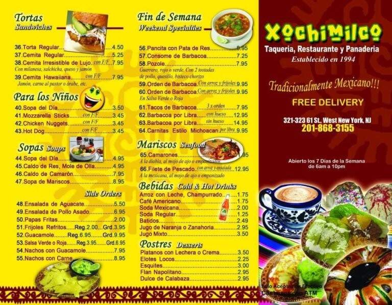 Xochimilco Mexican Restaurant - West New York, NJ