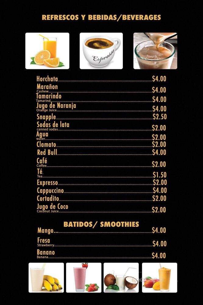 Estelyta Restaurant - North Bergen, NJ menu_pic