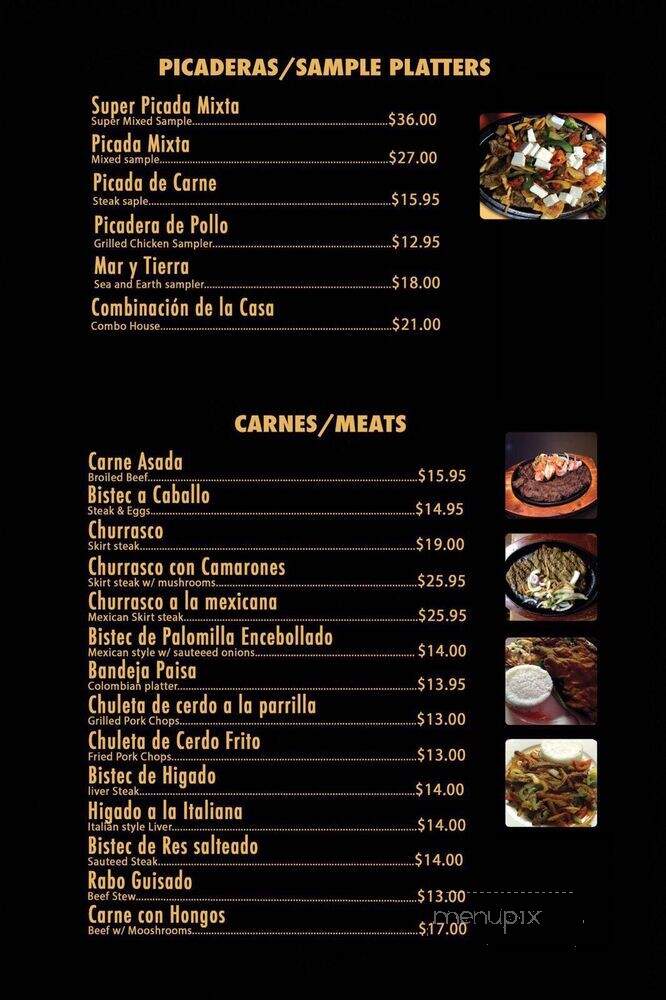 Estelyta Restaurant - North Bergen, NJ menu_pic