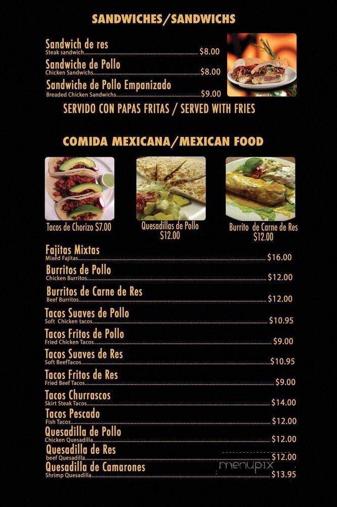 Estelyta Restaurant - North Bergen, NJ menu_pic