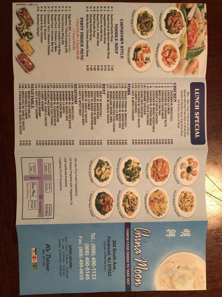 China Moon - Fanwood, NJ menu_pic