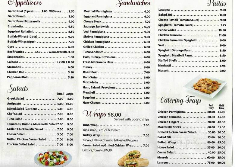 Nick's Pizza - North Bergen, NJ menu_pic