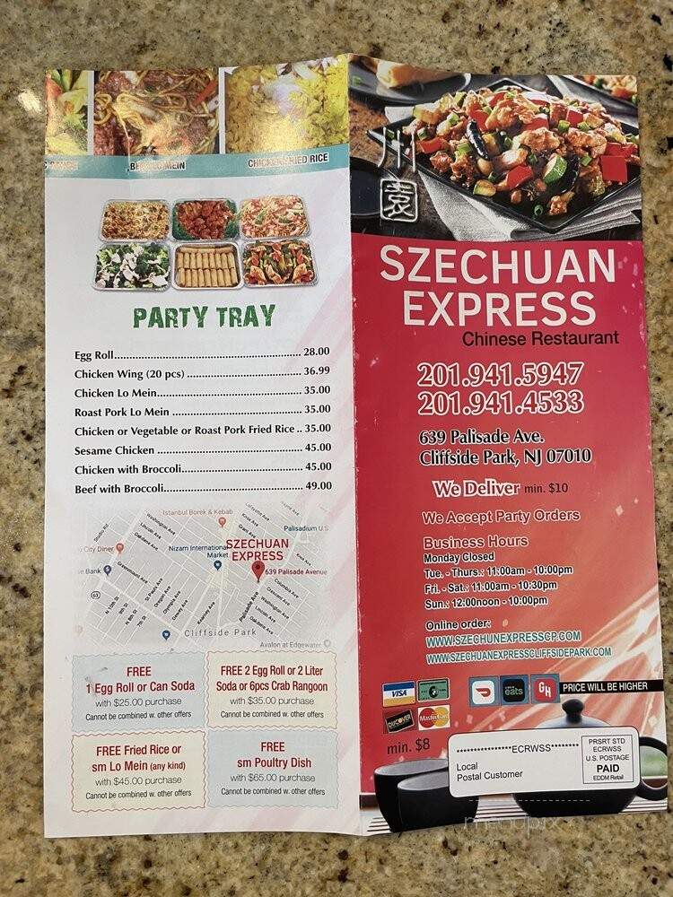 Szecuan Express - Cliffside Park, NJ