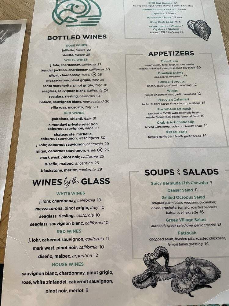 Charley's Ocean Grill - Long Branch, NJ menu_pic