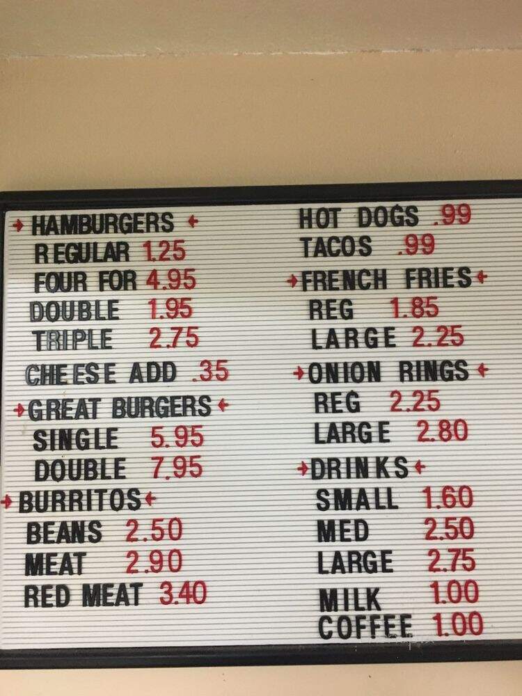 Burger Nook - Las Cruces, NM menu_pic