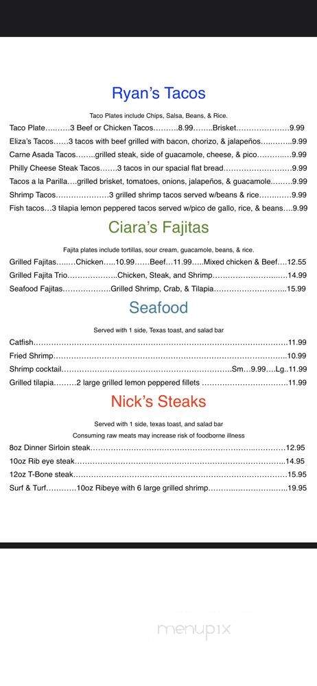Rancho Grande - Lovington, NM menu_pic