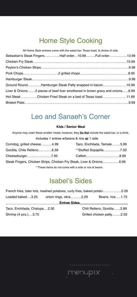 Rancho Grande - Lovington, NM menu_pic