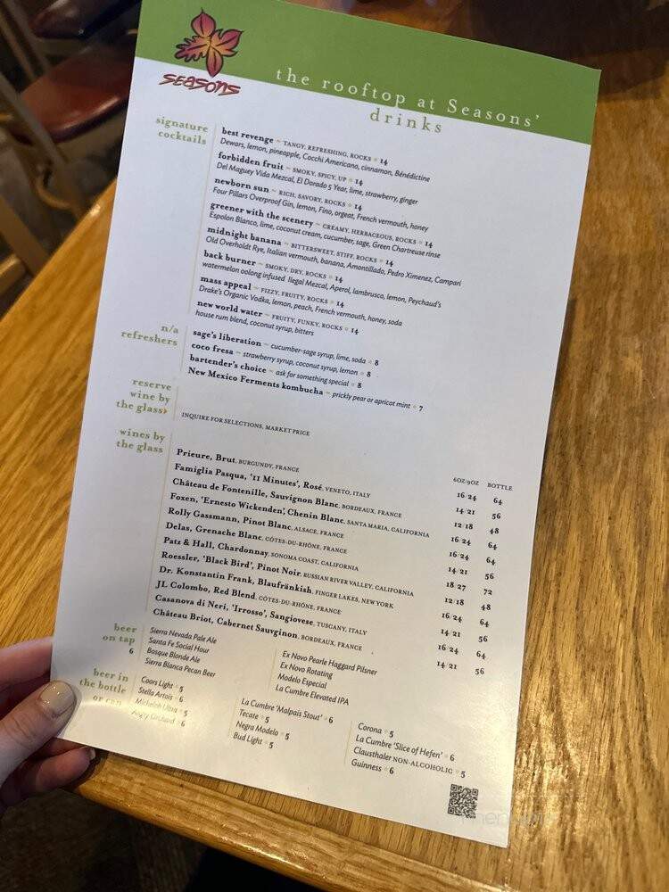 Seasons Rotisserie & Grill - Albuquerque, NM menu_pic