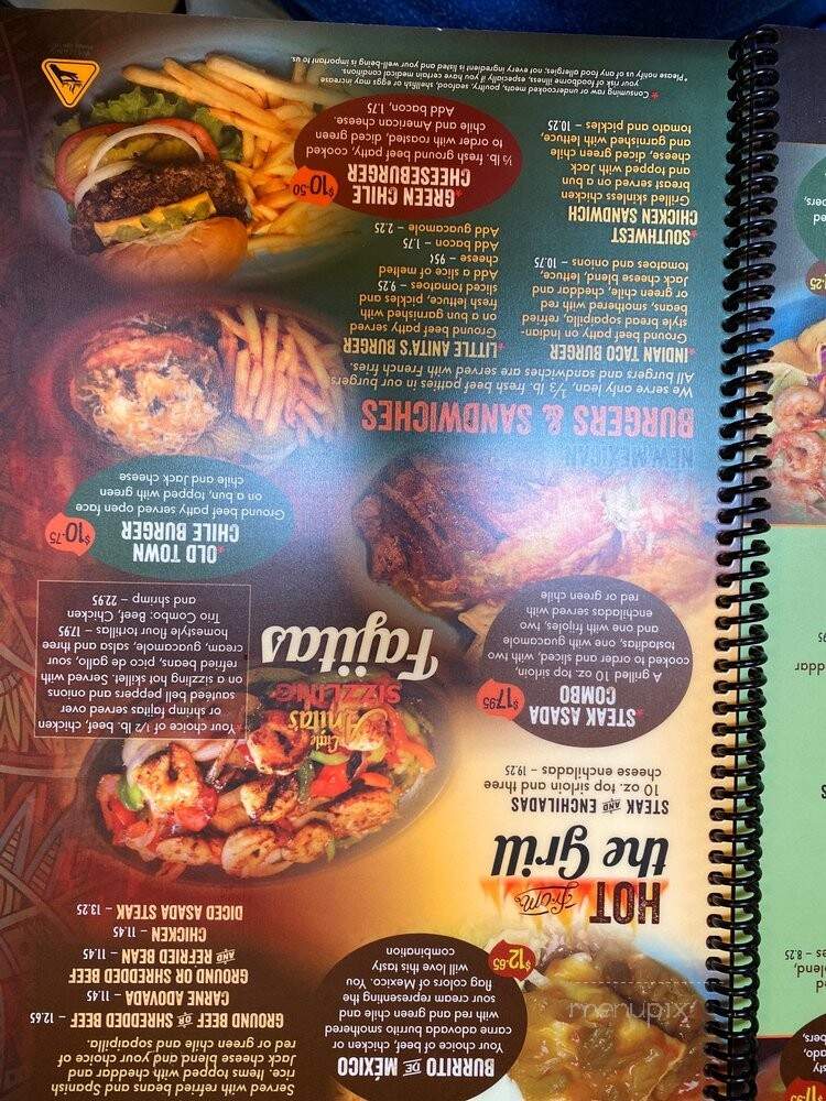 Little Anita's New Mexican - Albuquerque, NM menu_pic