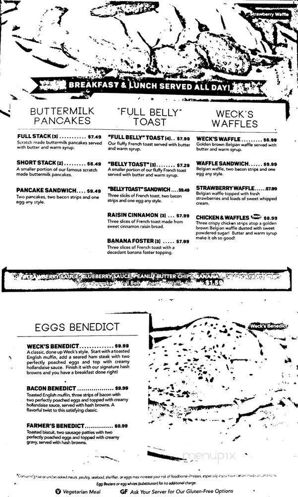 Weck's Breakfast Lunch - Albuquerque, NM menu_pic