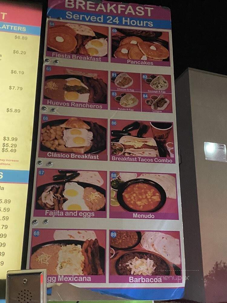 Taco Cabana - Albuquerque, NM menu_pic