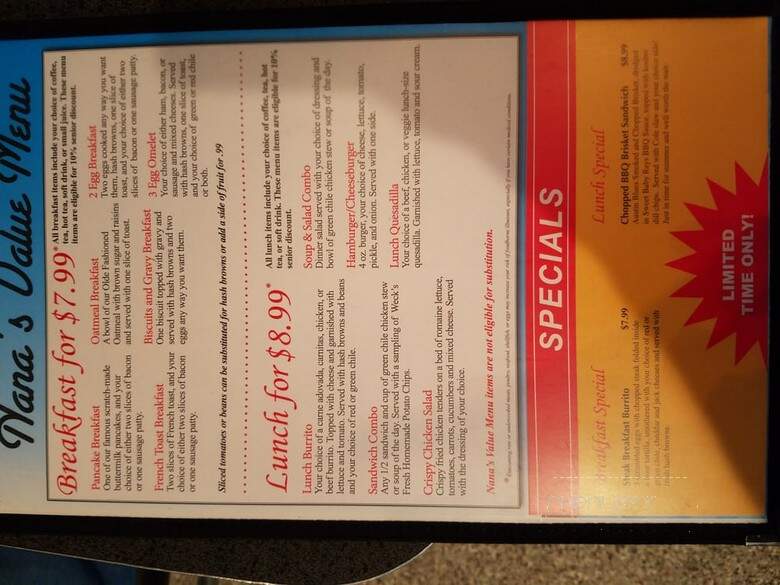 Icee USA - Albuquerque, NM menu_pic