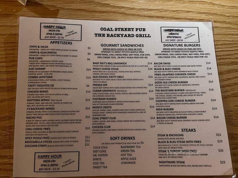 Cbr Enterprises - Gallup, NM menu_pic
