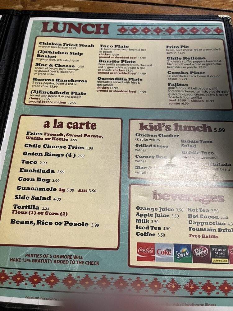 Early Bird Cafe & Bakery - Angel Fire, NM menu_pic