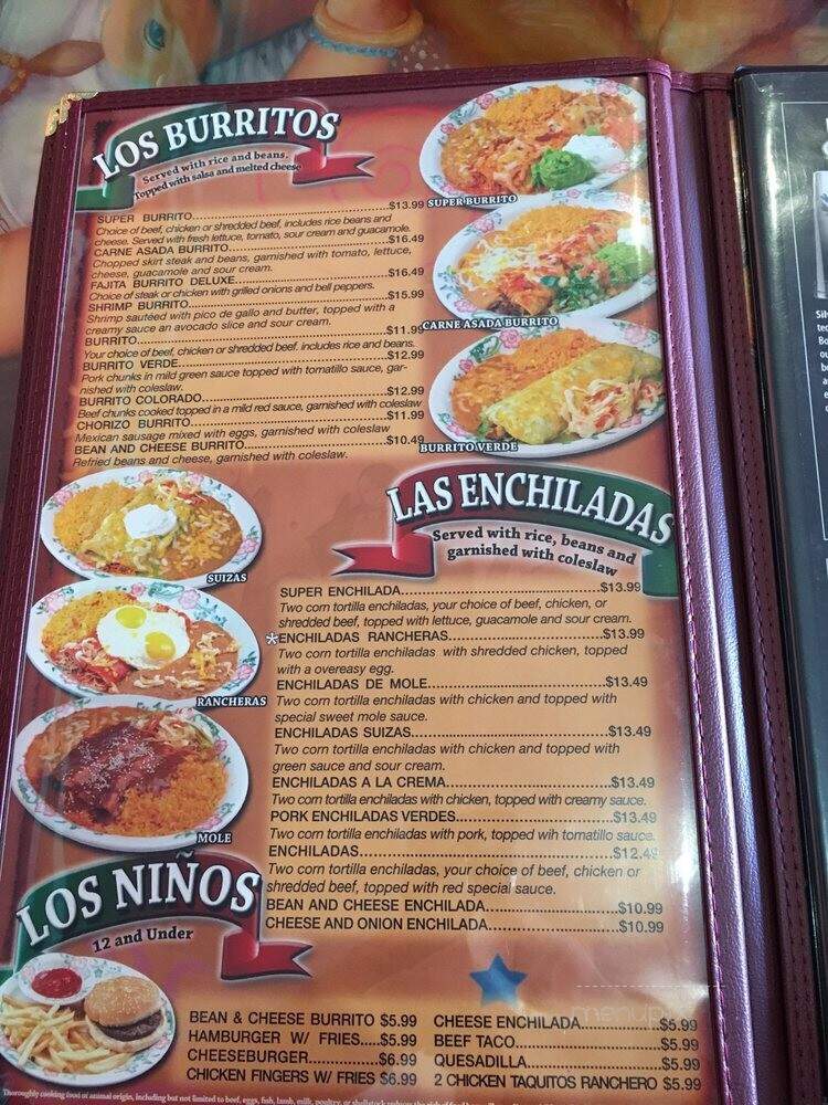 Fiesta Mexicana - Farmington, NM menu_pic