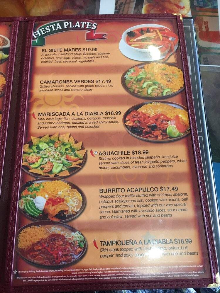 Fiesta Mexicana - Farmington, NM menu_pic