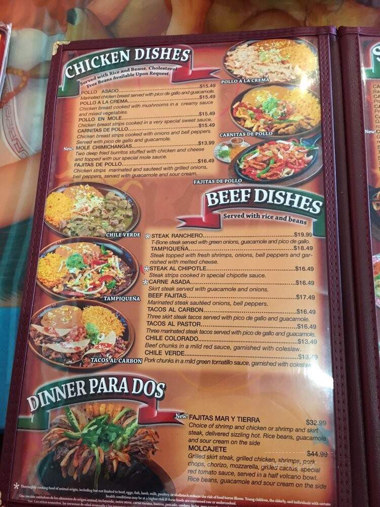 Fiesta Mexicana - Farmington, NM menu_pic