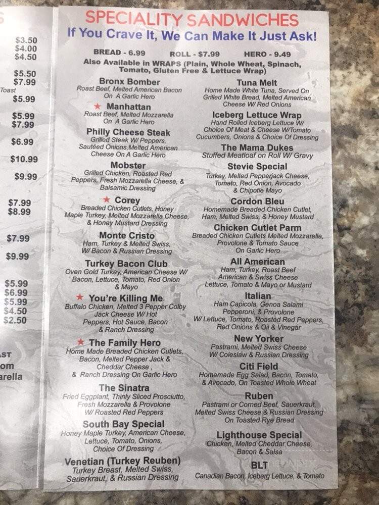 35 Street Deli - Lindenhurst, NY menu_pic