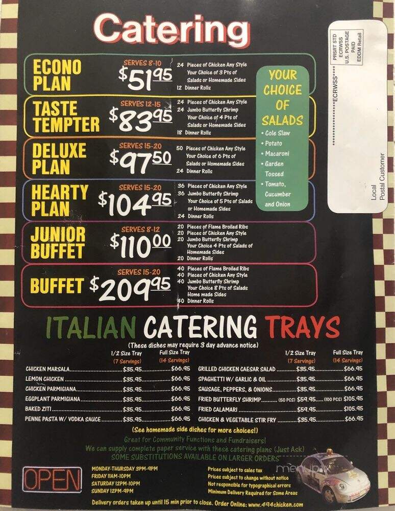 494 Chicken - Staten Island, NY menu_pic